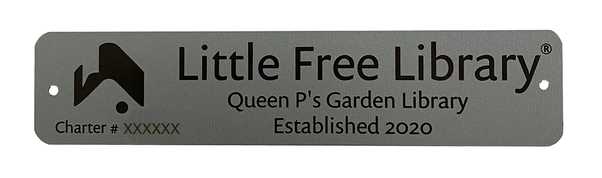 Little Free Library Custom Charter Sign - Image 3