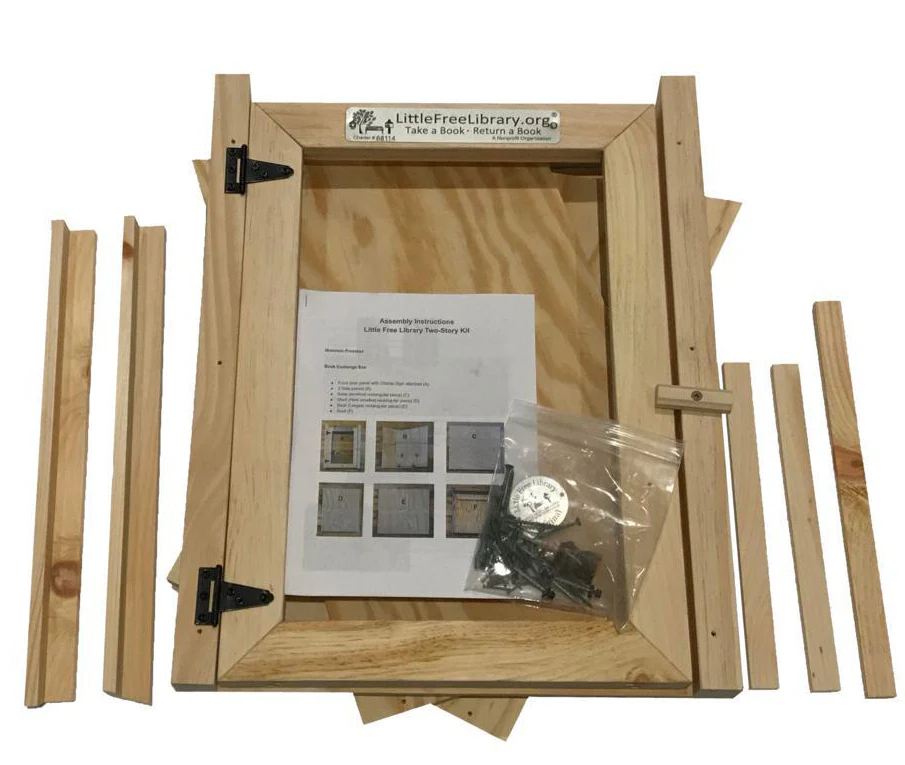 Two Story Shed Unfinished Kit Little Free Library - Image 7