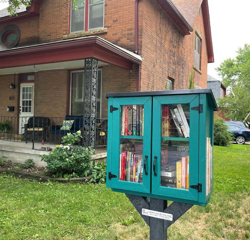 Double Door Shed Unfinished Little Free Library - Image 7