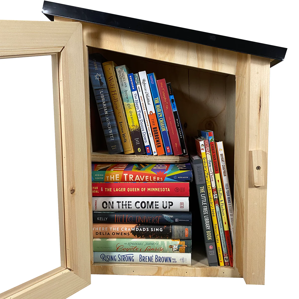 Two Story Modern Unfinished Little Free Library - Image 7