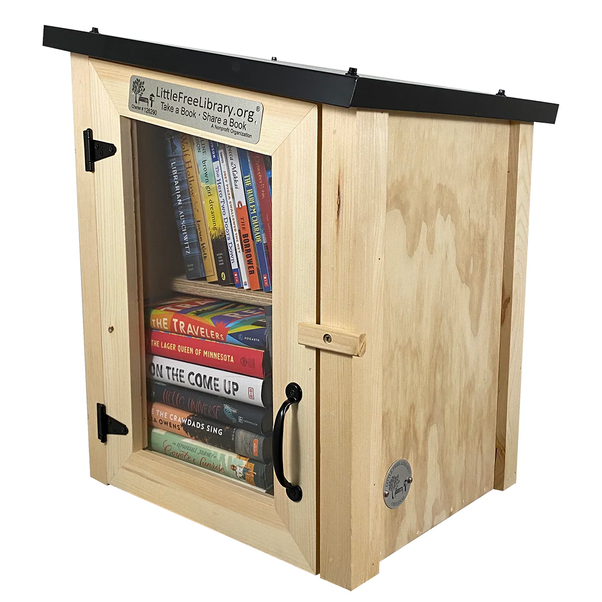 Two Story Modern Unfinished Little Free Library - Image 8